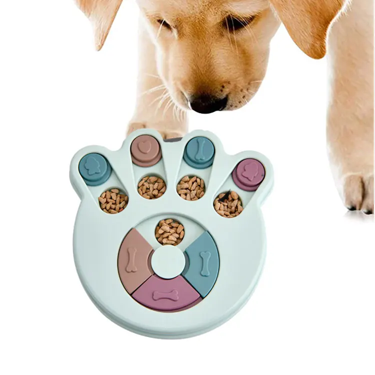 

Manufacturer wholesale Multi-colors Design Creative Home Pet Supplies Durable Food Cat Toys Slow Feeder Pet Dog Bowls, Gerrn, pink, blue