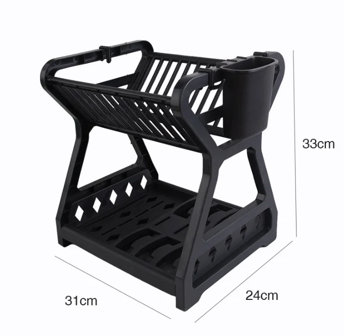 

Wholesale plastic collapsible kitchen dish rack storage rack cupboard organization