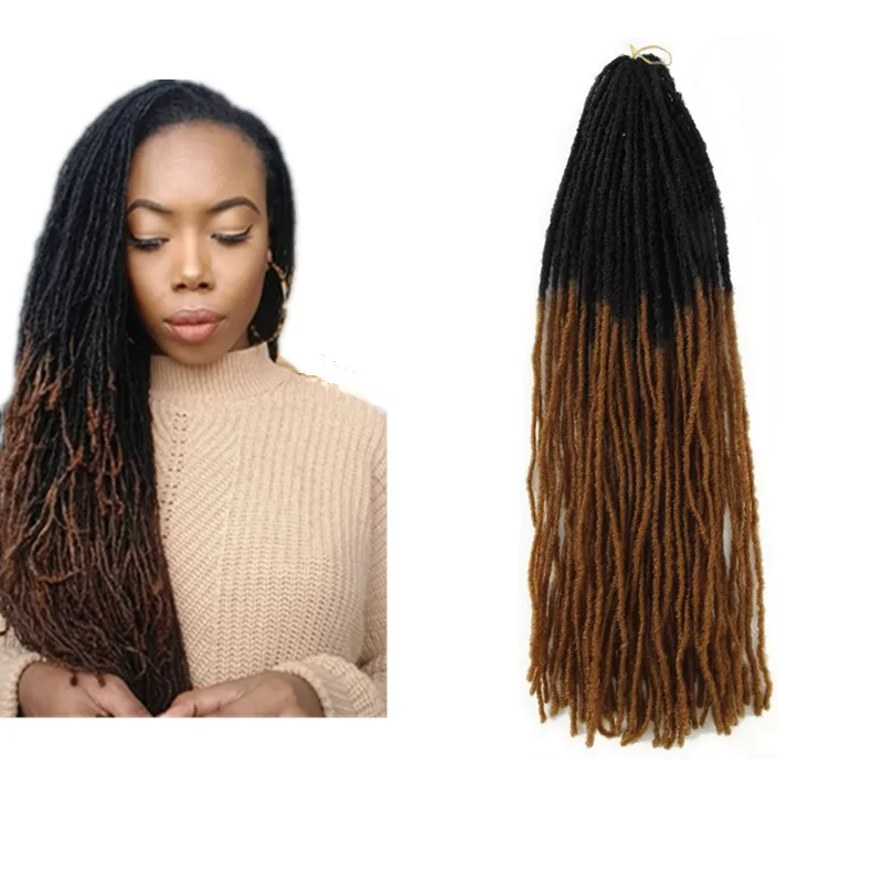 

Best Selling Synthetic Sister Locs 18" 54strands/pack 80g Crochet Braids Hair Extension Micro Mini Straight Dreadlocks