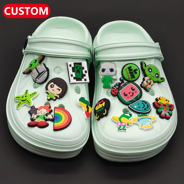 

Custom brand cheerleader resin pvc mix basketball nik Jordon tennis sneaker designer pokemo boondocks shoe charms for men, Pantone color is available