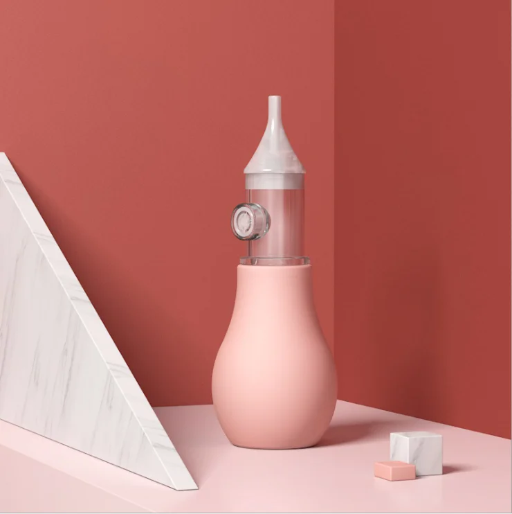 

New Amazon Hot Sale High Quantity Silicone Baby Nasal Aspirator, Customized