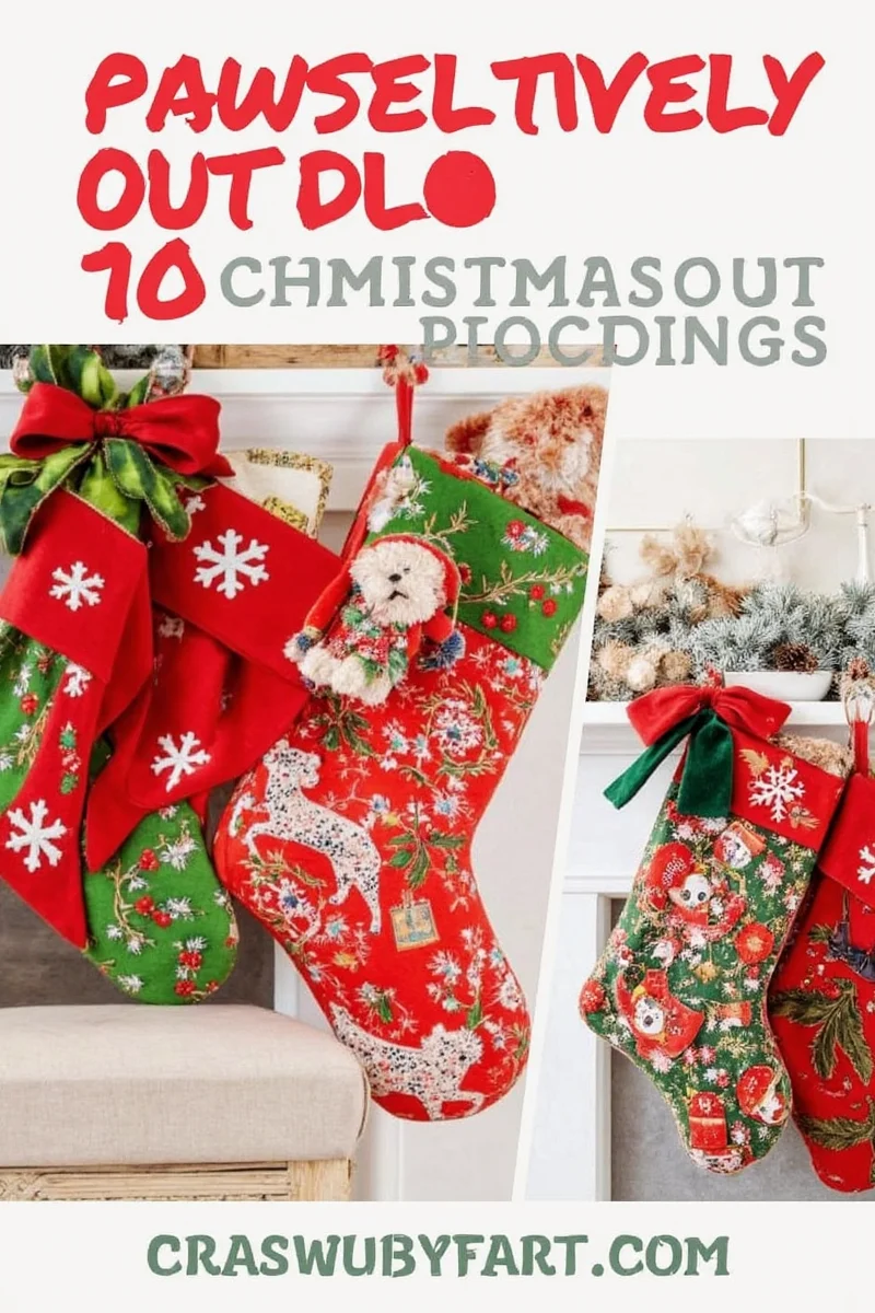 K&H hybrid dog bed and Christmas stocking combo in red velvet