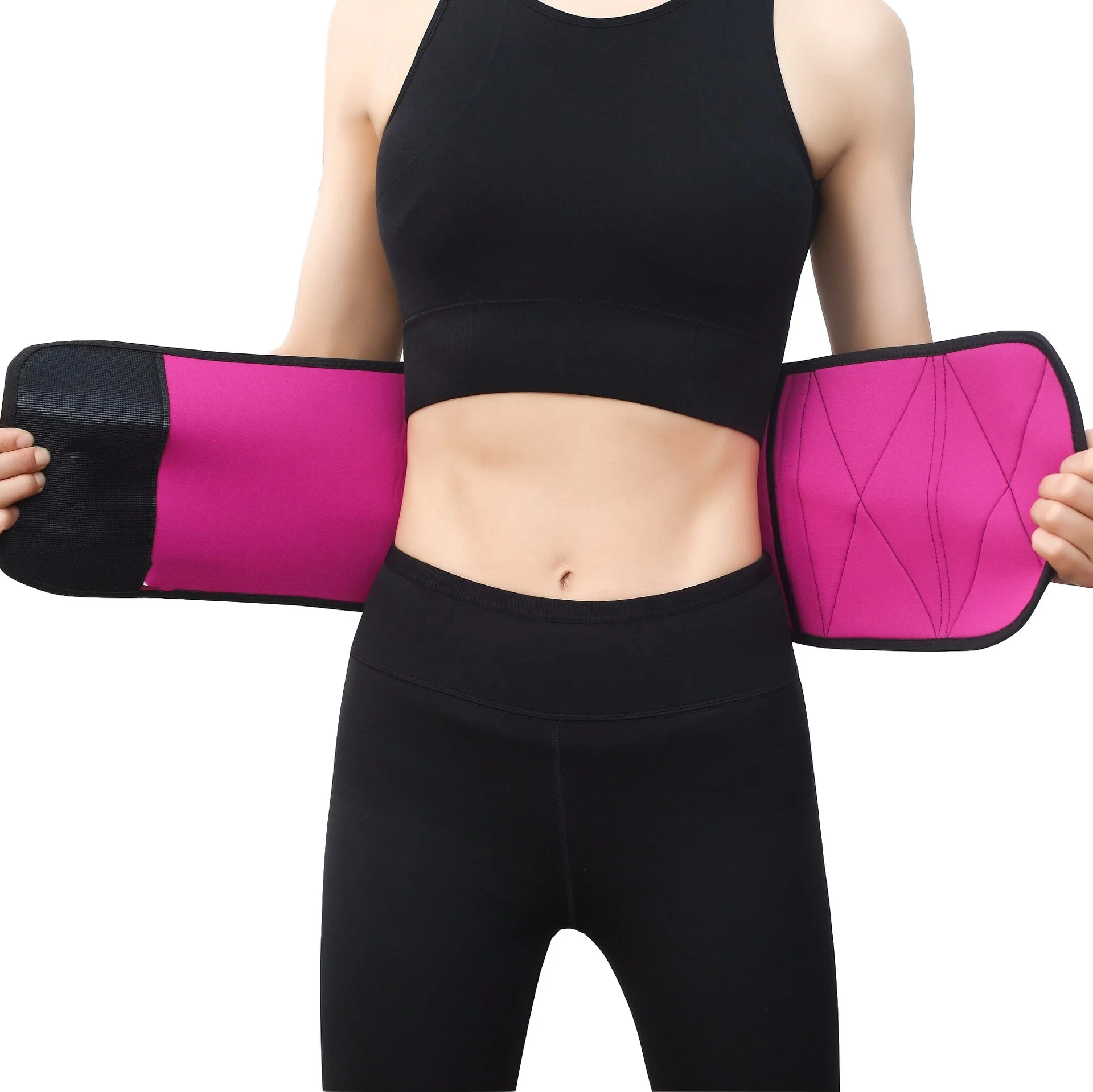 

Neoprene Shapers Europe and the United States sports abdomen with a fever sweat waist belt, Yellow, black, red, green, grey