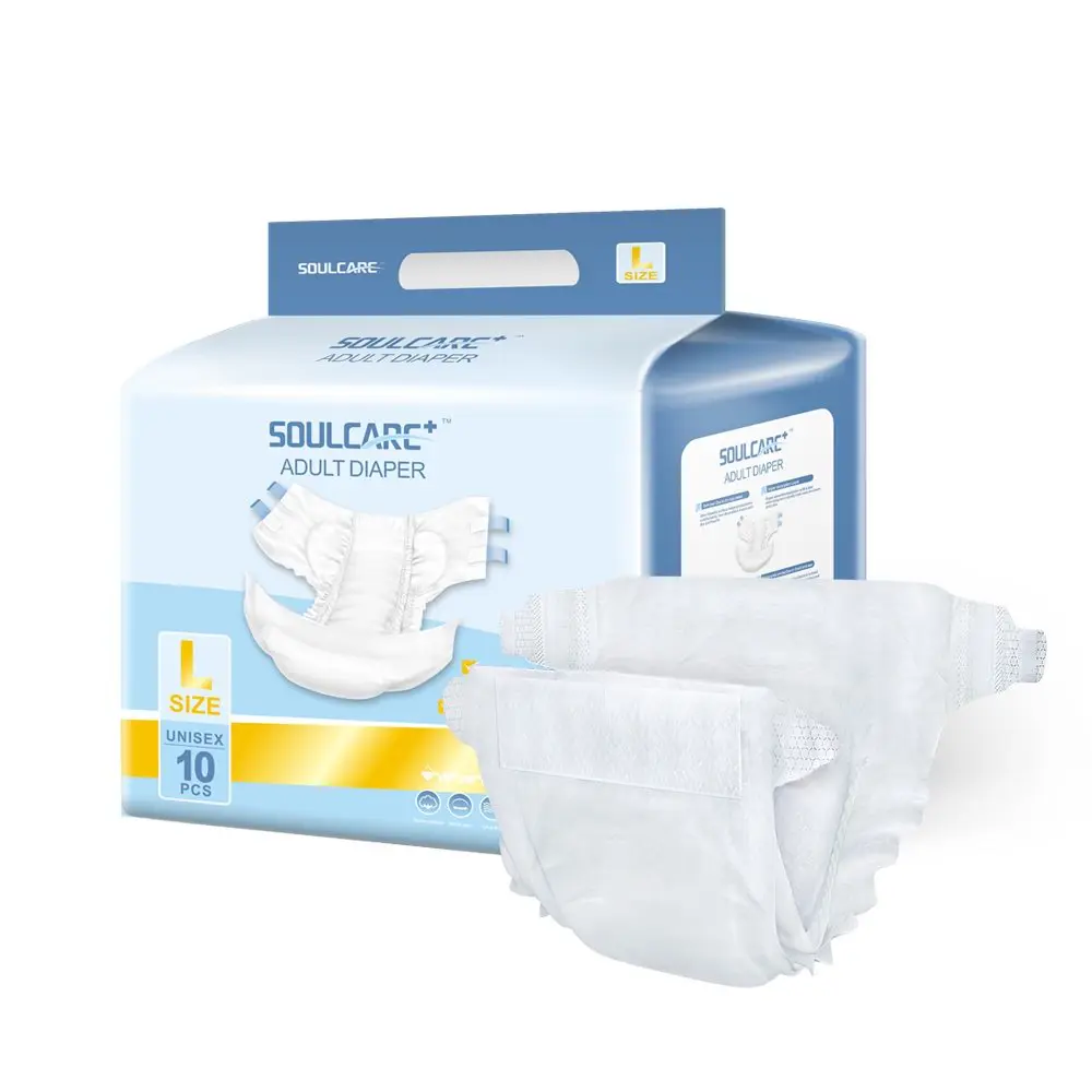 
Private Label Free Sample Elder Disposable Adult Sized Printed Diaper Nappy Bulk for Sale in Japanese Mexico 