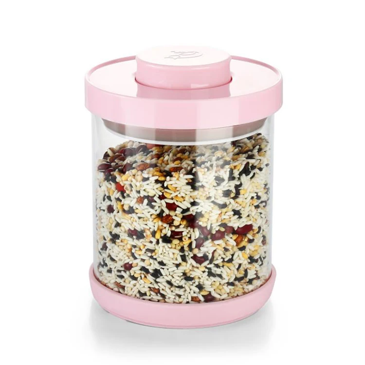 

Kitchen Airtight Glass Honey jar Leakproof Screw Glass Food Storage Jar, Customized