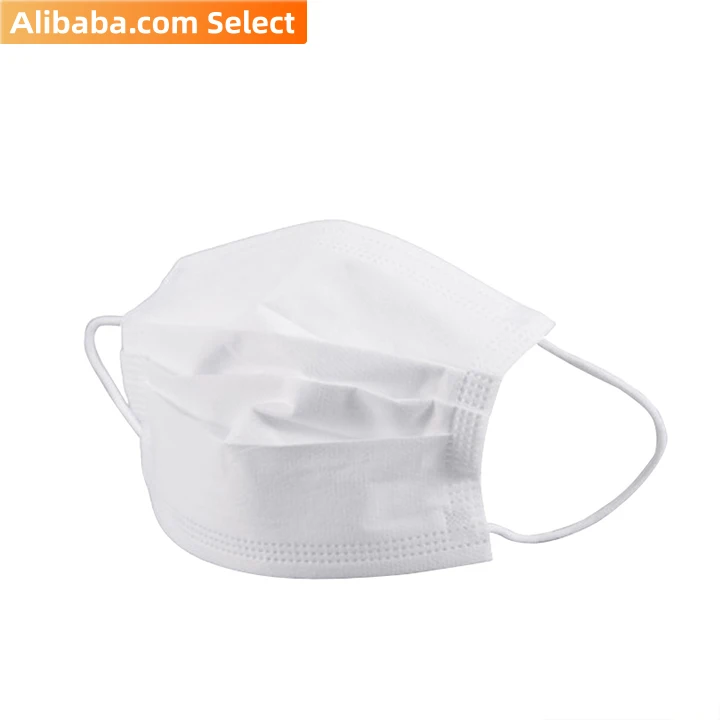 
Alibaba Select 3 Ply disposable white earloop kid children face mask for US market GB/T 38880 (2000pcs/Carton)  (1600113050080)
