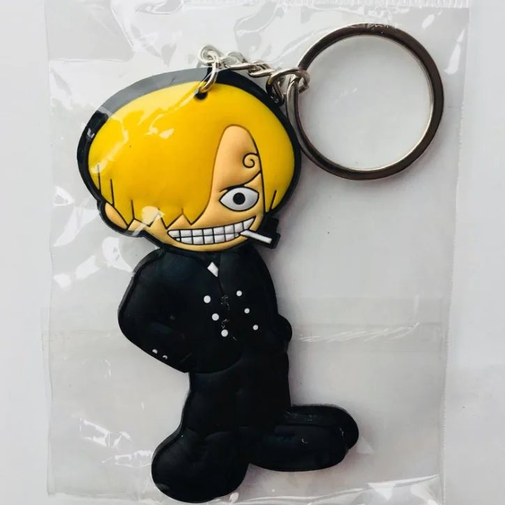 Ufogift Anime Character One Piece Keychain 3d Double Side Key Ring Pvc ...