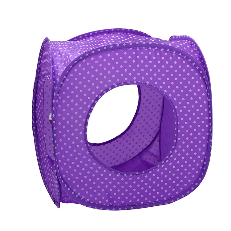 

Comfortable And Breathable Pet Tent Foldable Style Dog Cat House Anti Mosquito Pet House, Violet