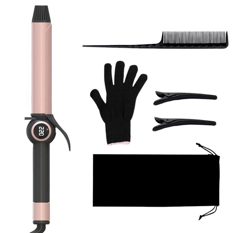 

Travel Golden Electronic Tourmaline Waver Hair-Curling-Iron Curler Green Hair Curling Iron For Men/, Customized