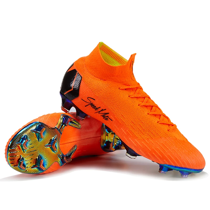 

Wholesale Cheap Hot Oem Odm Custom Famous Design Brand Spikes Cleats Athletic Chuteira De Futebol Botines De Futbol Futsal