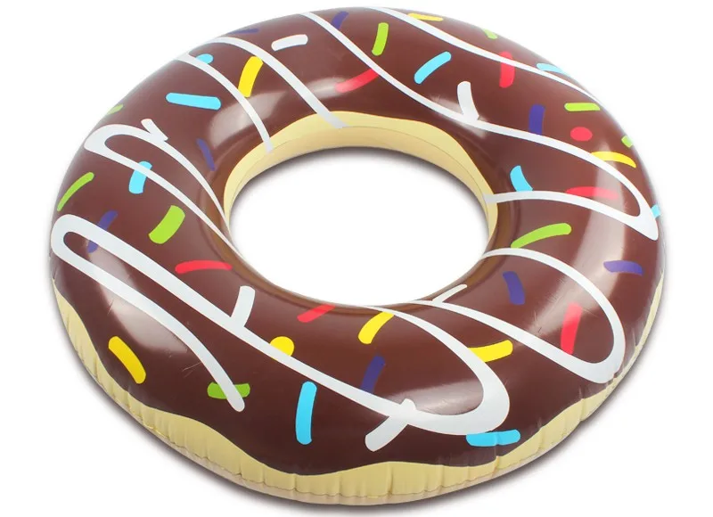 Wholesale Inflatable Chocolate Donuts With Bite Pool Float Ring With Handles Buy Inflatable
