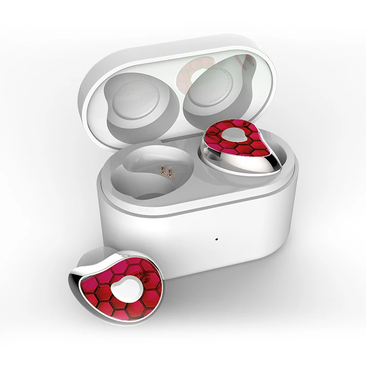 

SE-6 True Wireless Headset TWS Earphones Headphones BT 5.0 Earbuds Professional Gaming Earphone SE6, White, black