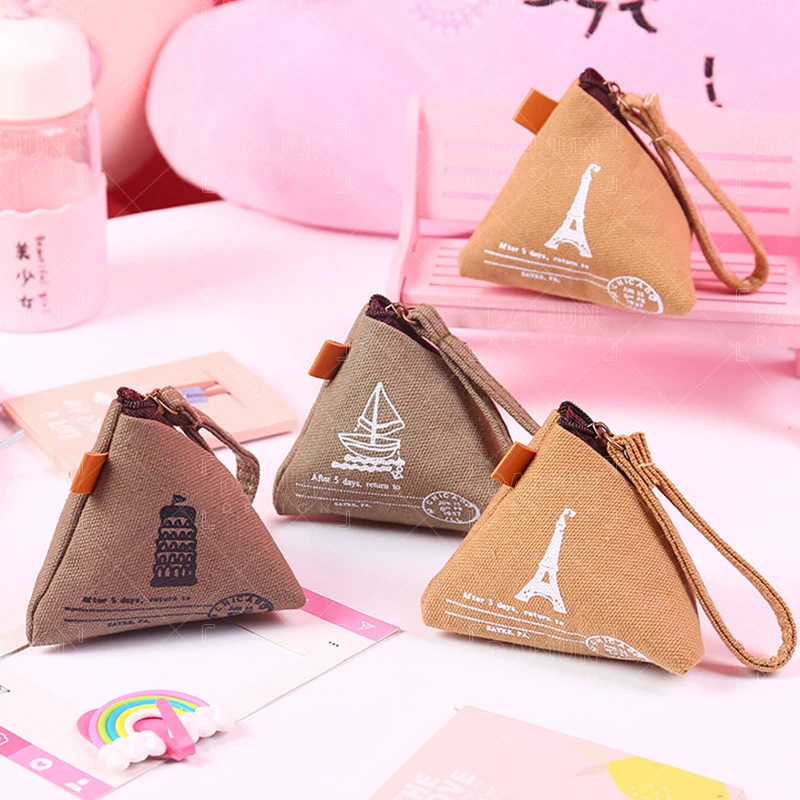 

BSCI factory Cute Canvas Coin Purse Fashion & Personality change bag Small Coin Pouch