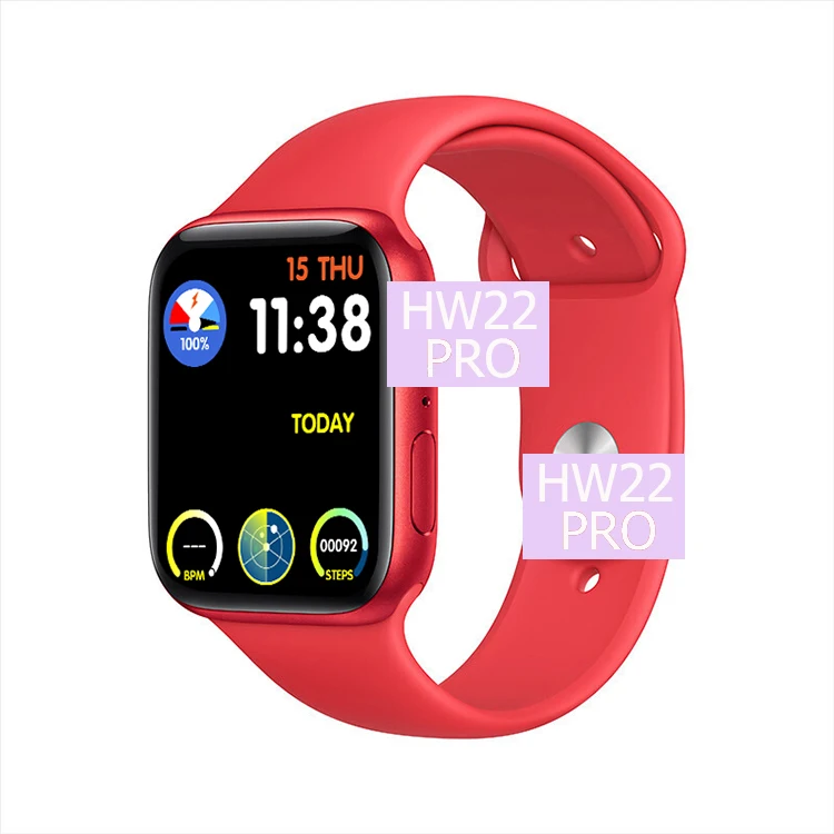 

IWO 12 13 Watch Series 6 HW22 PRO Smart Watch With BT Call Rotate Button Play Games For IOS Android Heart Rate Smartwatch M16
