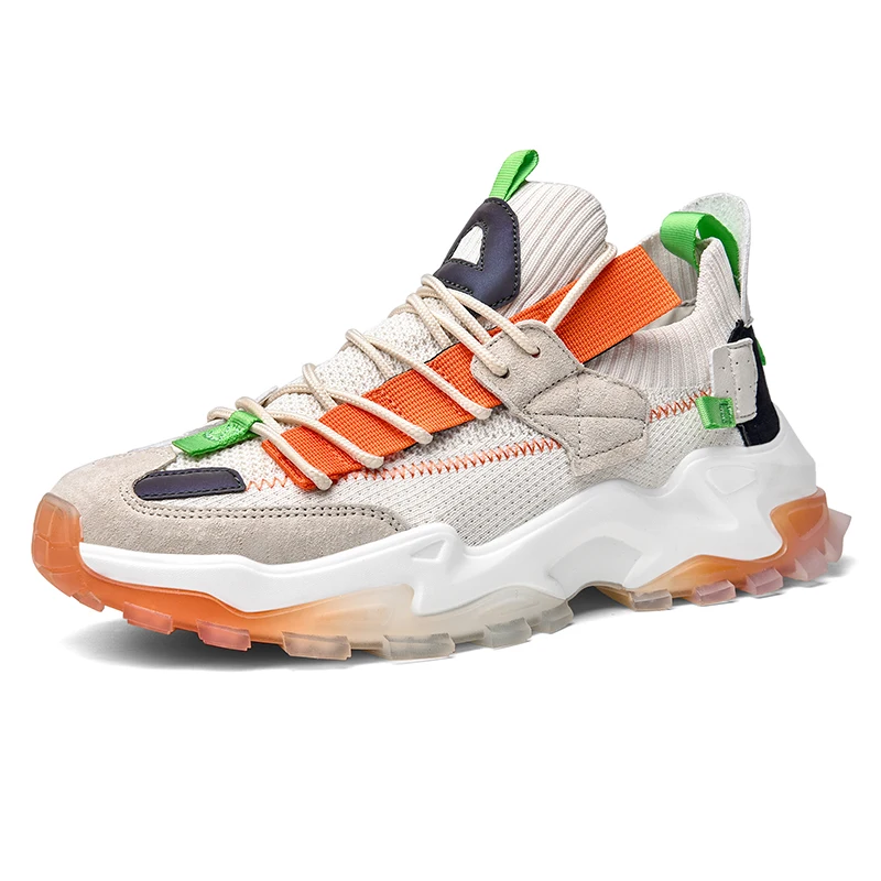 

Custom Male High Quality running RUBBER Shoes jogging shoes unisex Casual Sneakers Shoes