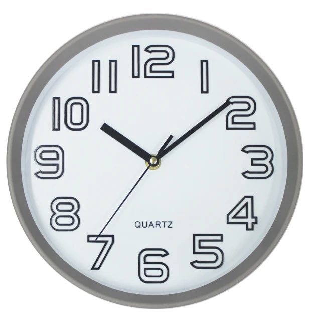 

Europe style promotional cheap arabic numerals Plastic Wall Clock for home decoration