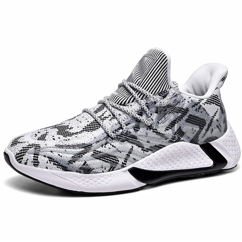 

2021 Latest Design Brand Logo Custom Alpha Luminous Composite MD Sole Lighteight Fashion Running Sneakers, White, grey, black