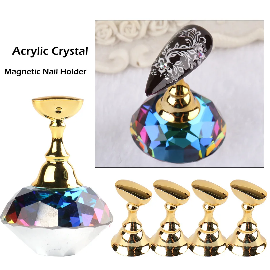 

6 models option nail art nail tip practice stand holder for nail school, As image show