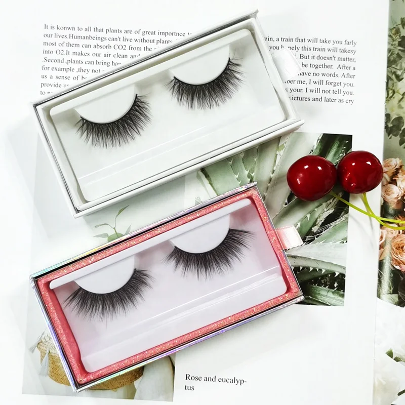 

New type soft silk Korean glossy silk lashes super soft with custom super soft mink, Black