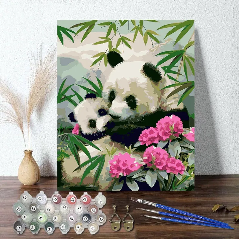 

good selling Dropshipping flower paint by numbers for adults