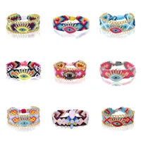 

INFANTA JEWELRY Bohemian Wholesale Evil Eyes Bracelet for Women Seed Beads Adjustable Jewelry Designs Miyuki Bracelet