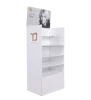 Simple Design Cardboard Display Shelf, Customized Printing Floor Display Stand