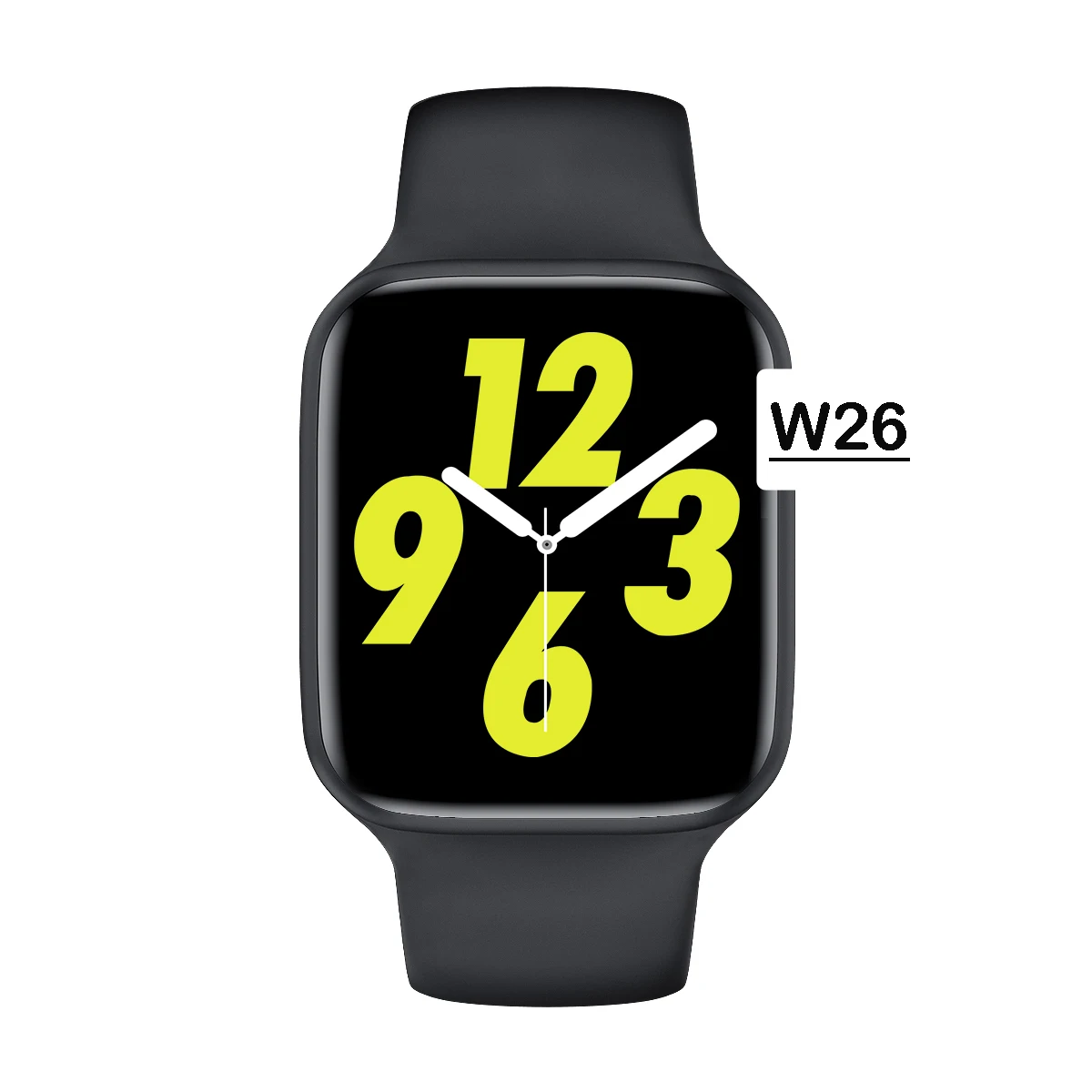 

2020 watch 6 waterproof ip68 w26 smart watch 1.75 inch screen reloj 44mm smartwatch w26