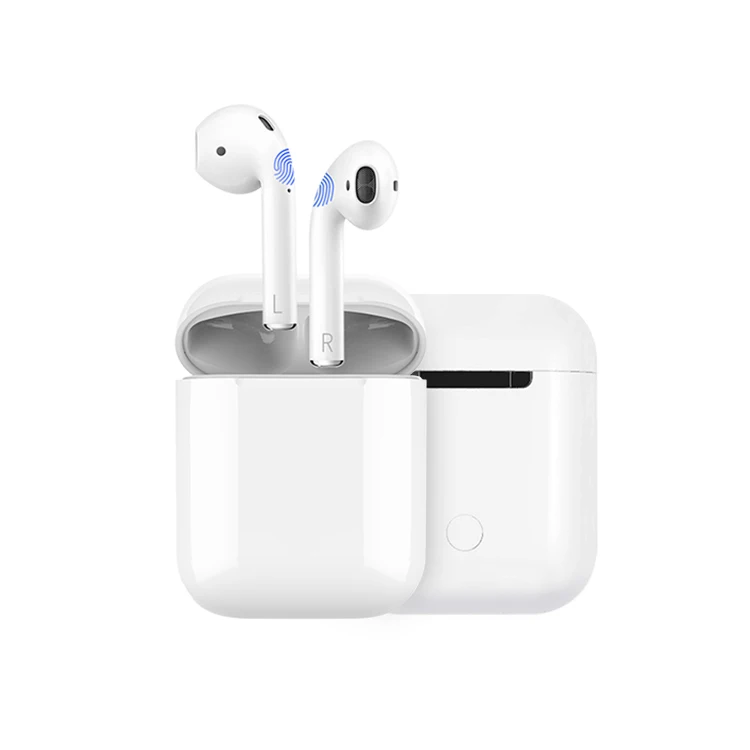 Original Factory wireless earbuds smart touch POP-UP window bluetooth 5.0 earphone sports headphones i22 tws headphone
