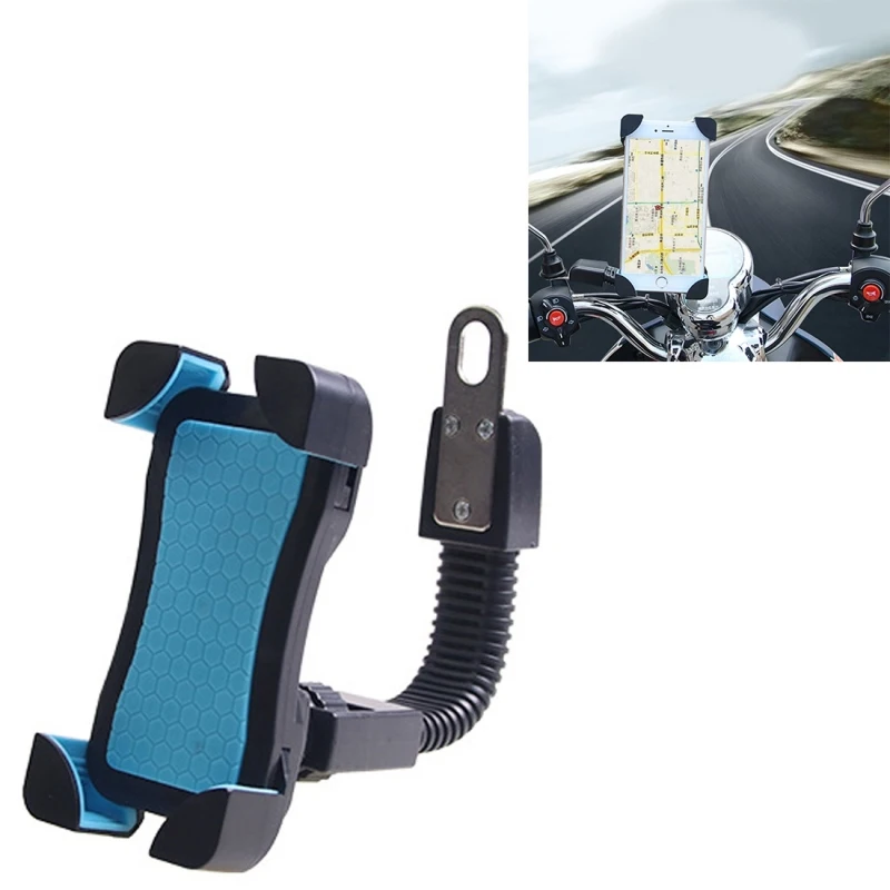 

Universal 360 Degrees Free Rotation ABS Motorcycle Phone Bracket Mountain Bike Navigation Bracket GPS/Mobile Holder Dropshipping