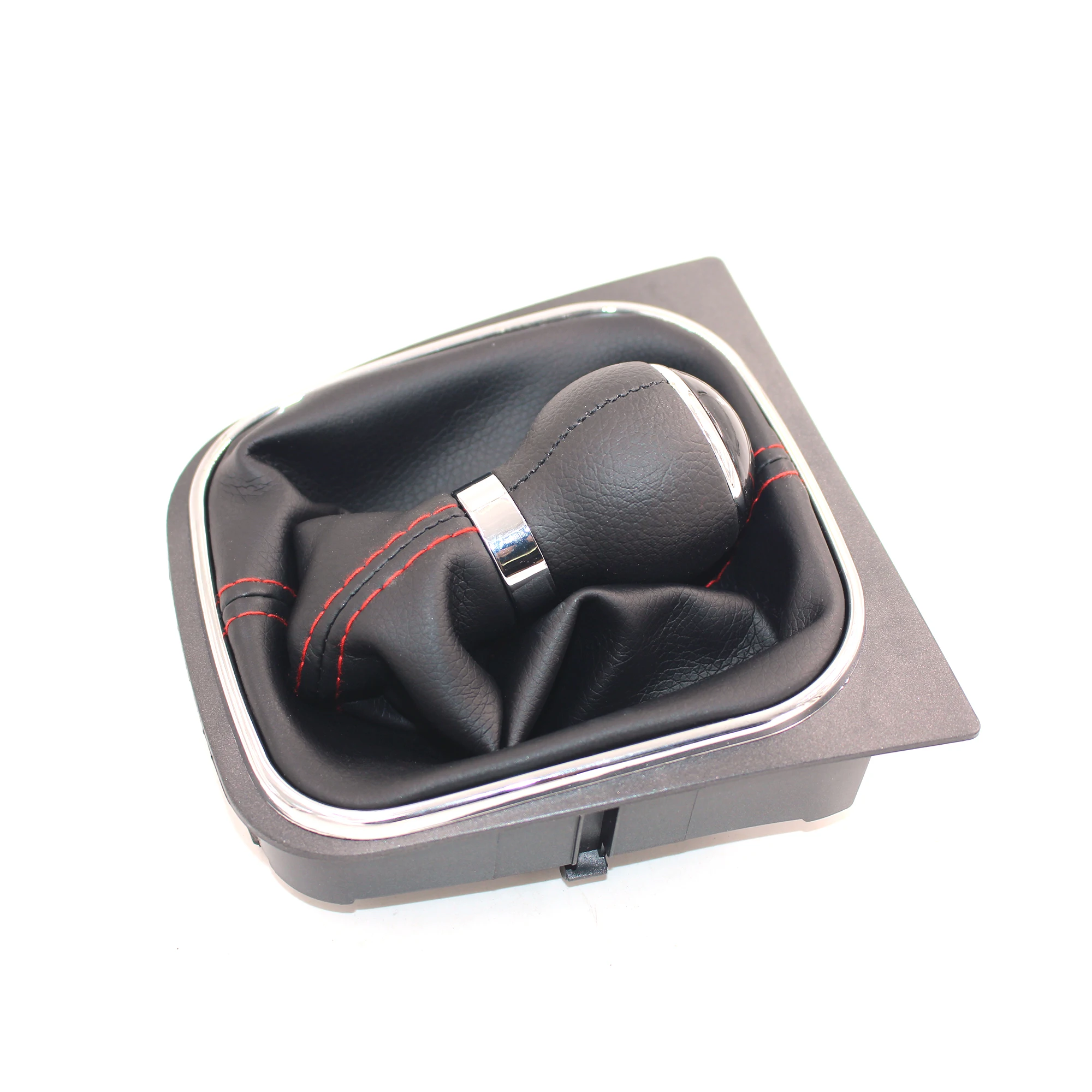 Car Gear Shift Knob Lever Shifter Leather Gaiter Boot Cover For Vw Volkswagen Golf 6 Vi Mk6