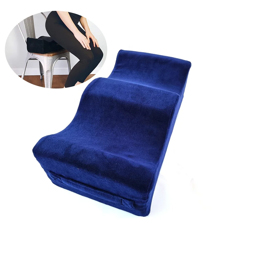 

Top selling BBL memory foam seat cushion 100% polyester velvet fabric cover in opp bag simple package