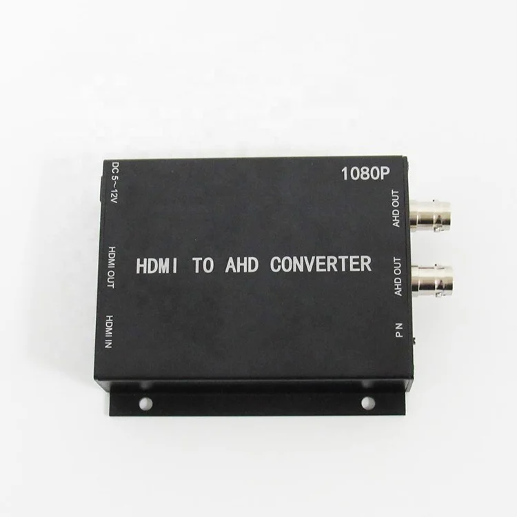 

ESD Industrial-grade Protection 1080P Camera Video HD-HDMI To AHD Converter, Black