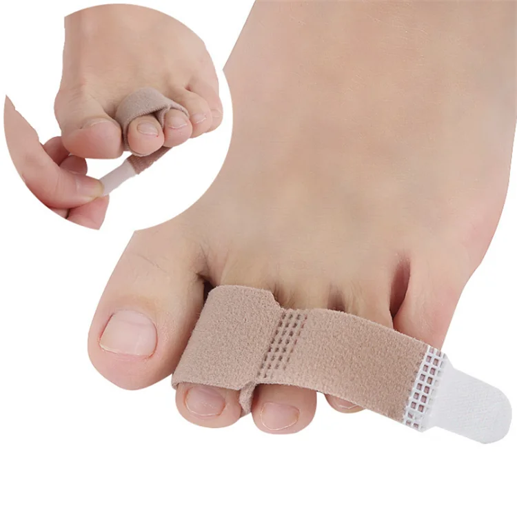 

Toe Finger Straightener Hammer Toe Hallux Valgus Corrector Bandage Toe Separator Splint Wraps Foot Care