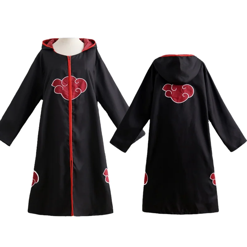 

Anime clothing cosplay Ninja windbreaker Uchiha Itachi cloak red cloud robe Xiao organization stand collar clothing