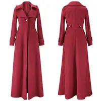 

New Winter Fashion Women's Wool Coats Ladies Wool Blend Coat
