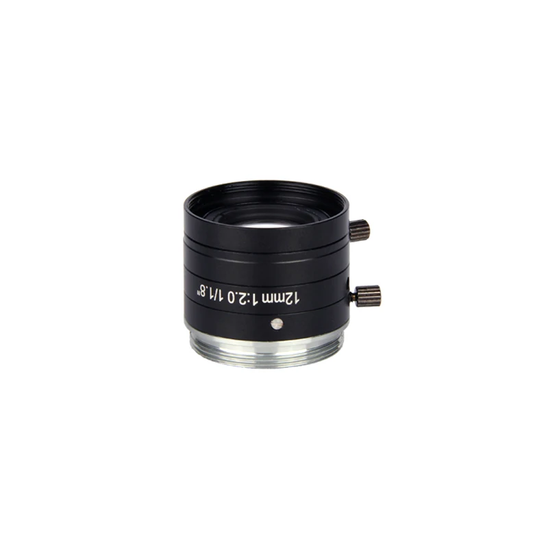 

2021 12mm F2.0 5MP 1/1.8" C-mount FA camera Lens for Machine vision systems, Black