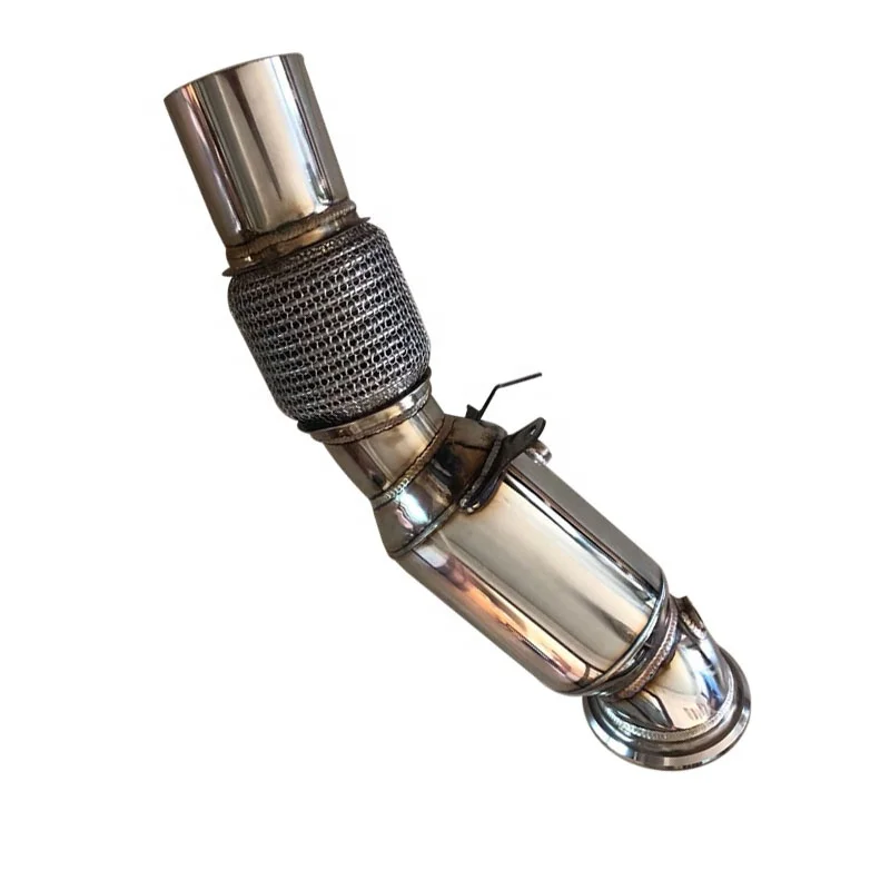 Upgrade Turbocharger Engine Parts Flex Metal Exhaust Downpipe Catalytic