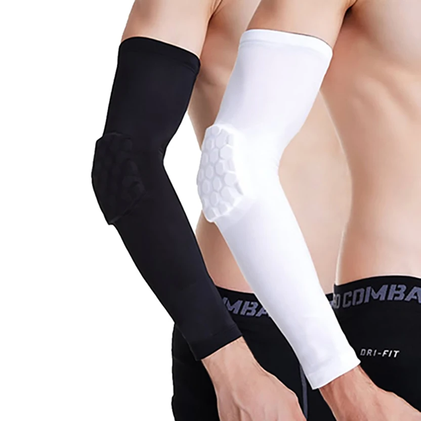 

Logo custom compression arm sleeve Sports Black Arm Sleeves Cycling Basketball UV protector compression sleeve arm, Customized color