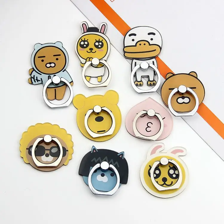 

Korean Style Cute Kakao Friend Emoticon Mobile Phone Finger Ring Holder Stand