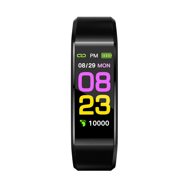 

Free Shipping Smart Bracelet 0.96 Inch Color Screen Wristwatch Heart Rate Monitor Fitness Sport Tracker Waterproof Smart Band