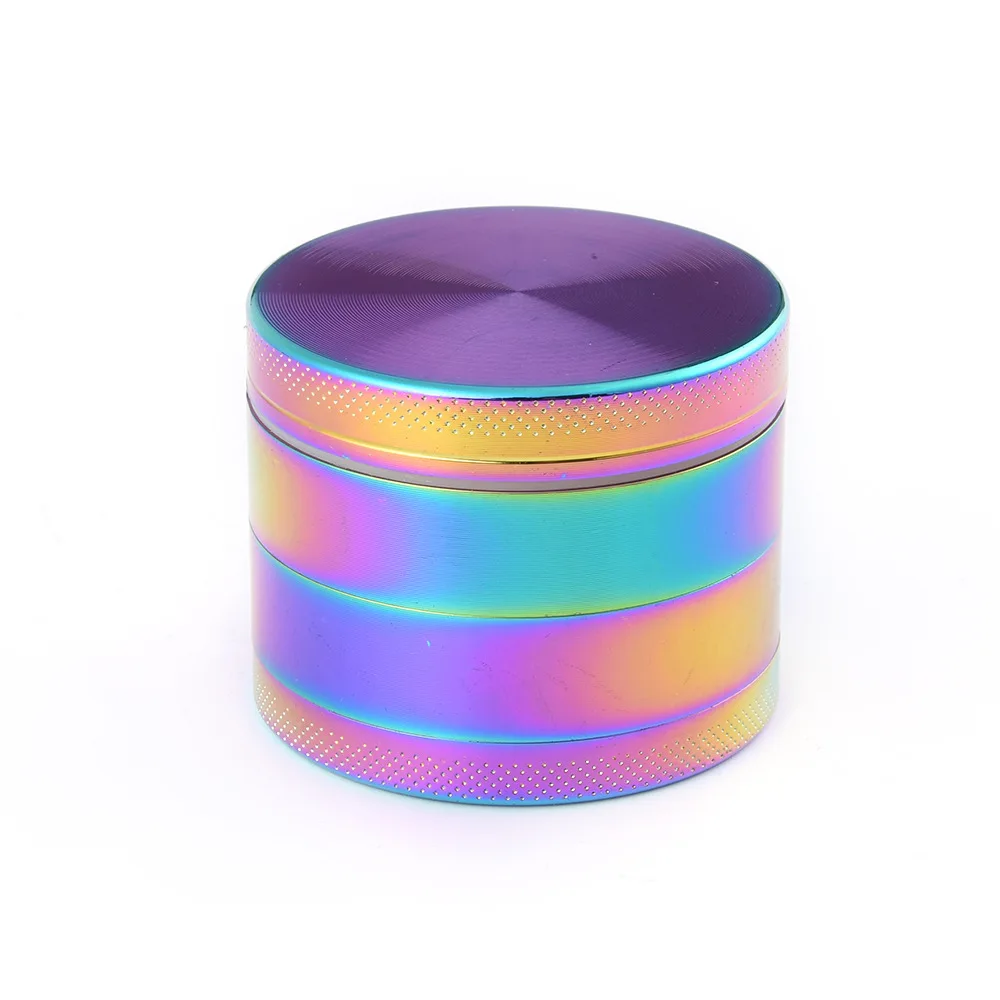 

High-Quality pink Colourful 4 Floor Metal gold Grinder Herb with tobacco, 4colors
