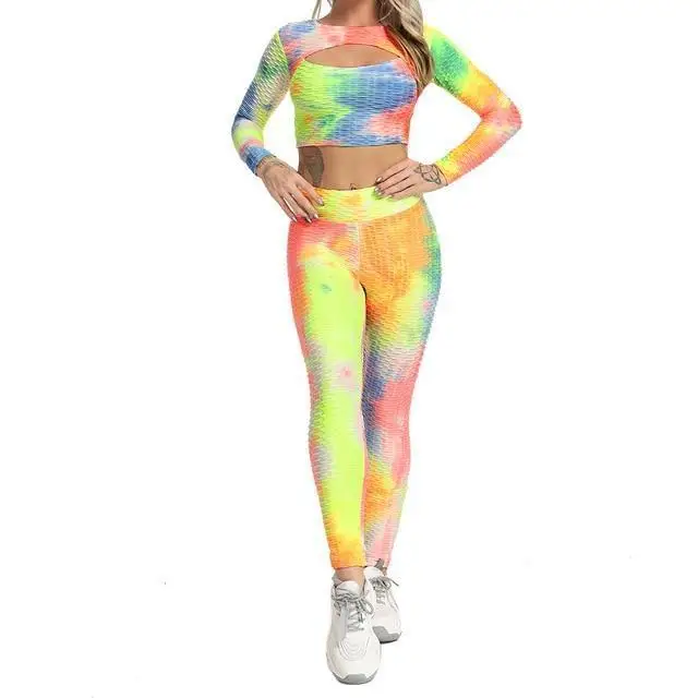 

Hot Hip lift sportswear Tie dye