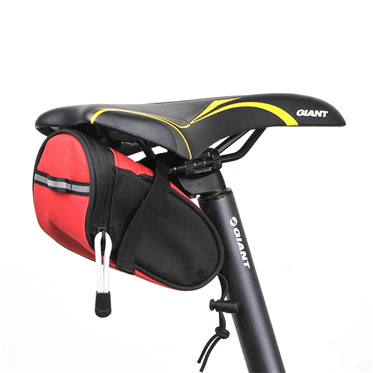 

Bicycle Saddle Seat Bag Quick Release Travel Mini Bag For Outdoor Cycling Mountain Bike, Black