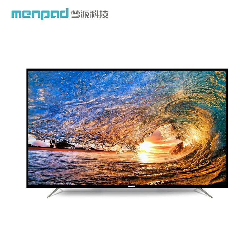 

mirror ultra thin OD15 43 inch television 4K 1G+8G tempered glass led tv