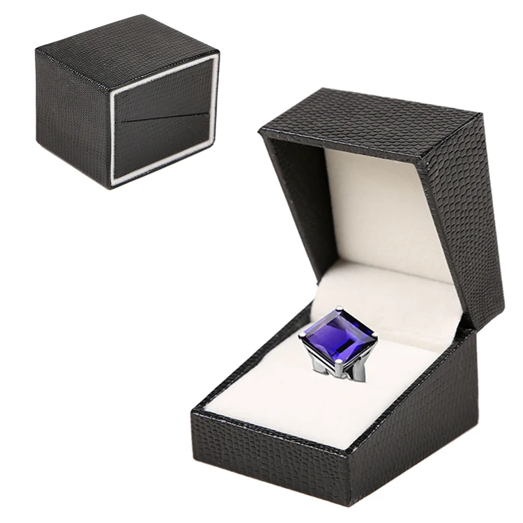 

2021 Luxury Box Ring Wedding Suede Jewelry Box Couple Gift Engagment Ring Box