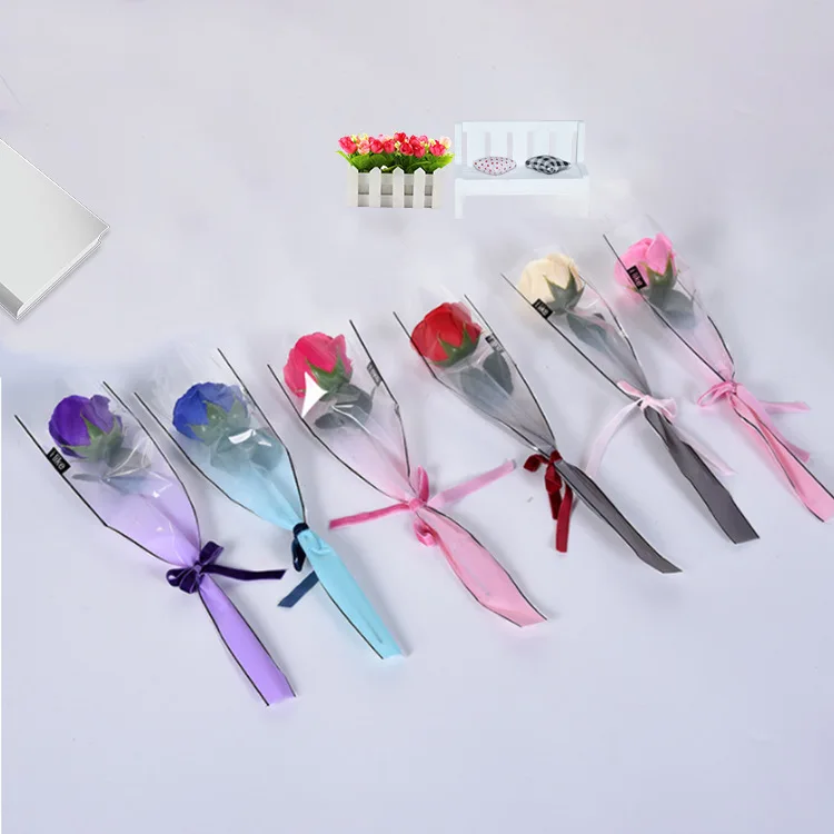 
flower sleeve paper wrapping single rose flower sleeve 