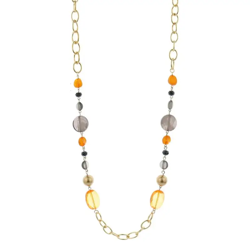 

UNIQ Long Beaded Necklaces Sweater Chain Fashion Jewelry