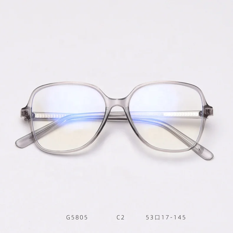 

High quality TR90 Acetate Anti-Blue light Round Eyewear Glasses frame YM-WY-5805