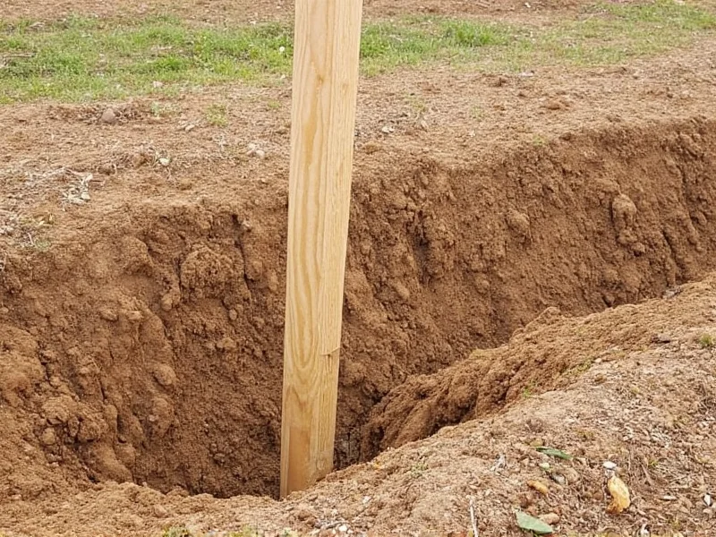 Proper post depth installation for pole barn in clay soil conditions
