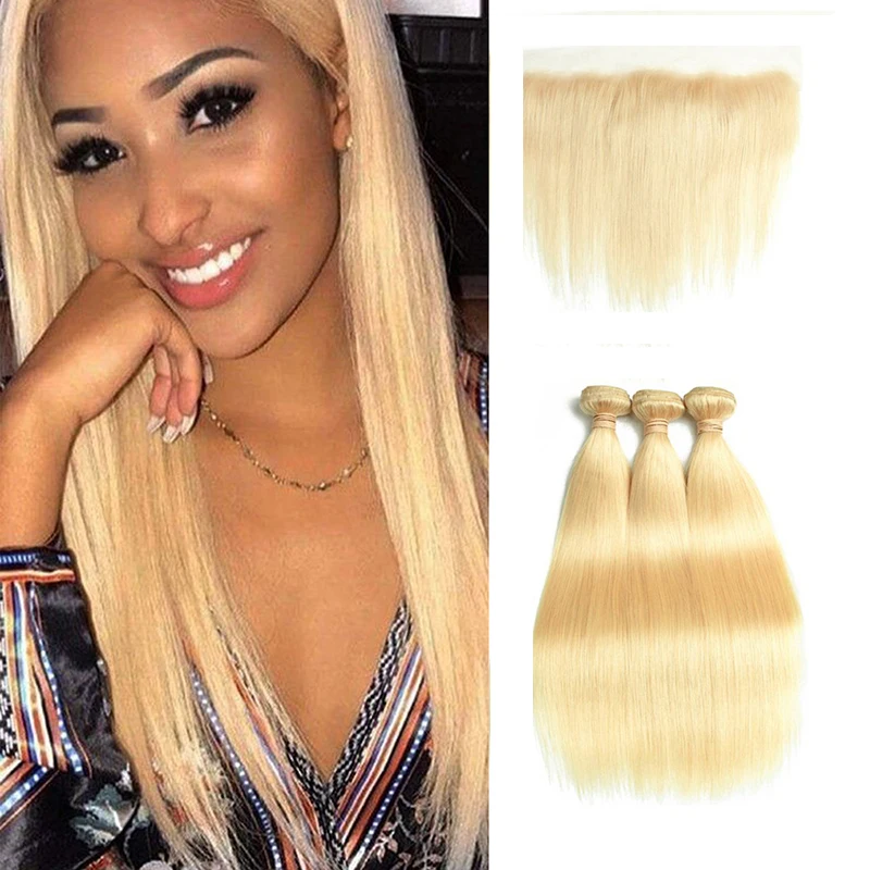

Amazon Best 613 Human Blonde Hair Wigs Lace Front Wig, Natural hair color